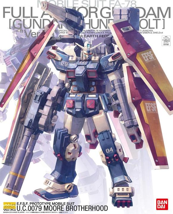 Actual product image Bandai MG 1/100 FULL ARMOR GUNDAM Ver. Ka