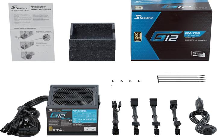 Produktbild Seasonic G12 GM-750 (750 W)