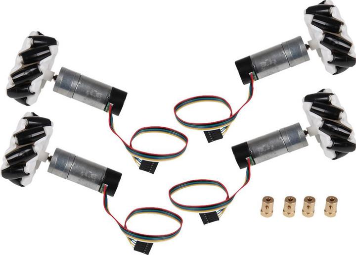 Actual product image Joy-it Robot wheel set com-motor06