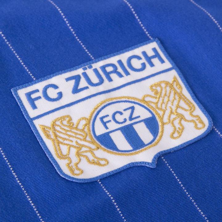 Actual product image Copa Football FC Zurich 1981 away Retro Shirt | FC Zurich 1981 Vintage Shirt (XL)