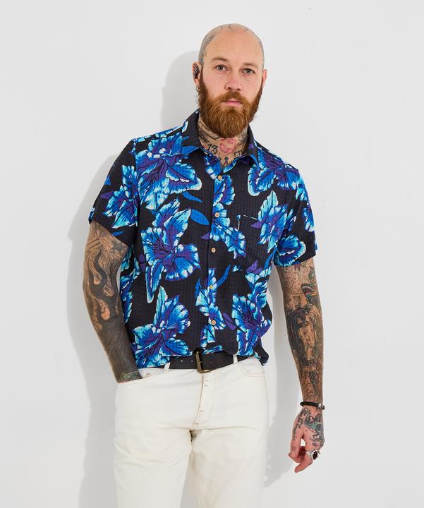 Produktbild Joe Browns Lightweight Textured Floral Short Sleeve Shirt (S)