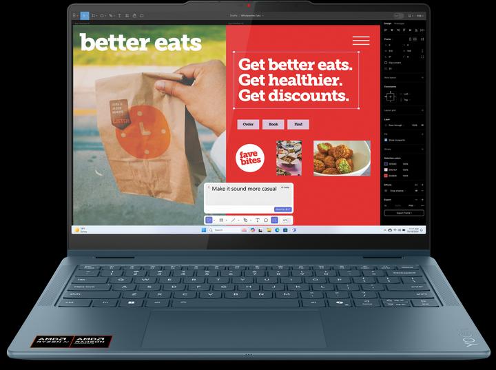 Produktbild Lenovo Yoga 7 2-in-1 (14", AMD Ryzen AI 7 350, 32 GB, 512 GB, CH)