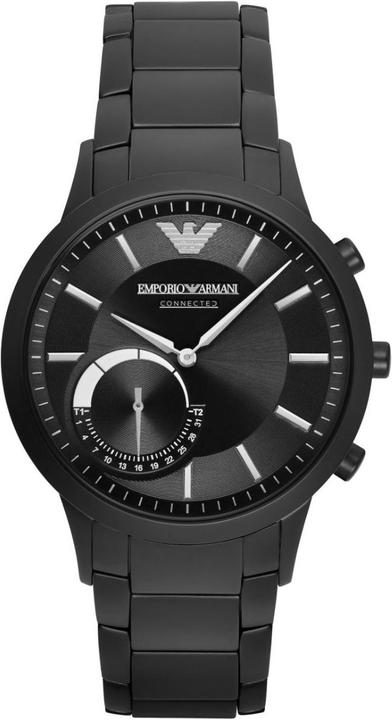 Emporio Armani Connected Renato Hybrid Smartwatch (Hybrid Uhr, Analoguhr, 43 mm)