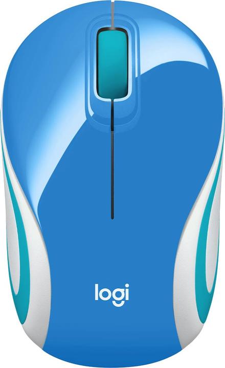 Logitech M187 wireless Mini Mouse blue (Wireless)