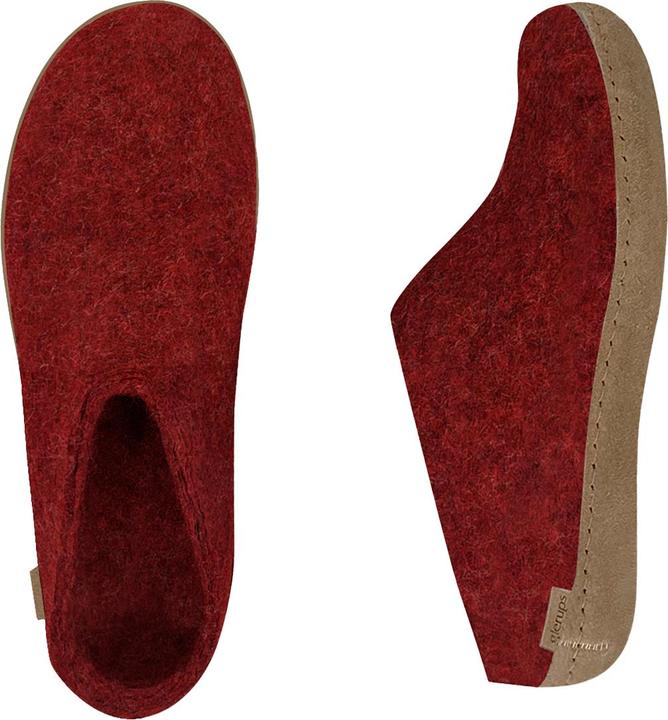Image du produit Glerups Pantoufles à semelle de cuir (41)