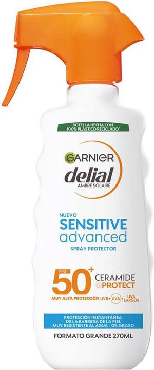 Immagine prodotto Garnier SENSITIVE ADVANCED spray protettivo SPF50+ 270 ml (Spray solare, SPF 50, 270 ml)