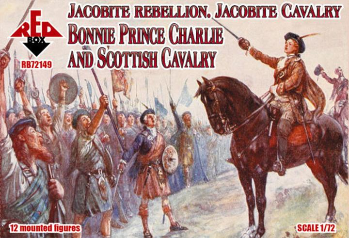 Actual product image Red Box Jacobite Rebellion. Jacobite Cavalry. Bonnie Prince Charlie and Scottish Cavalry