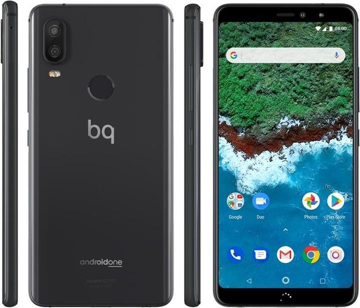 BQ Aquaris X2 Pro (64 GB, Midnight Black, 5.65", Hybrid Dual SIM, 12 Mpx, 4G)
