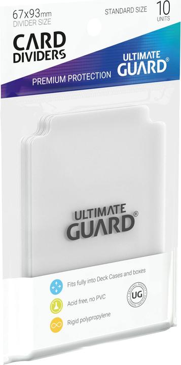 Produktbild Ultimate Guard Kartentrenner Standardgrösse Transparent 10