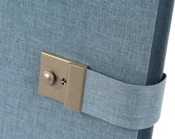 Actual product image Goldbuch Document folder Summertime blue-grey, 4-ring mechanism (1 x)
