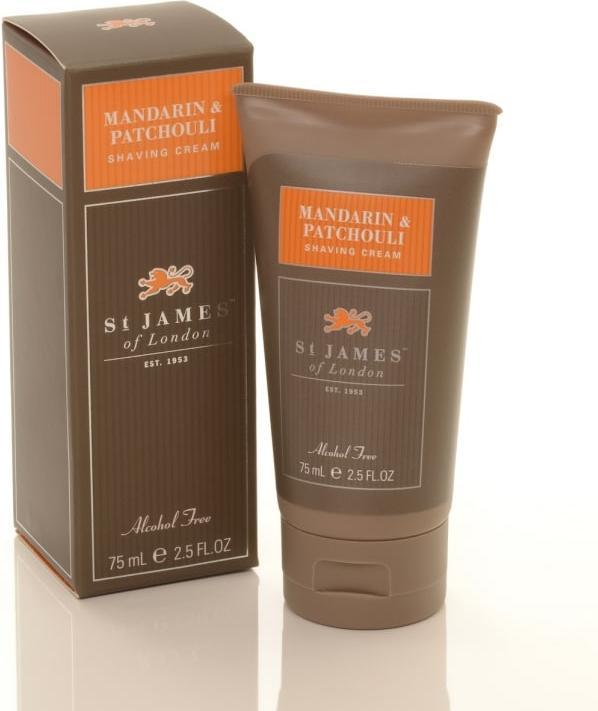 Produktbild St. James of London Rasiercreme Mandarin & Patchouli in Tube (75 ml, Rasiercreme)