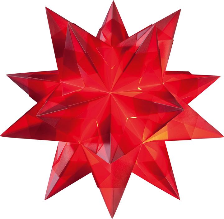 Produktbild Folia Faltblätter Bascetta-Stern midi rot (115 g/m², 1 x)