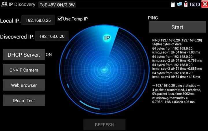 Actual product image Ideal Networks SecuriTEST IP 10 line locator