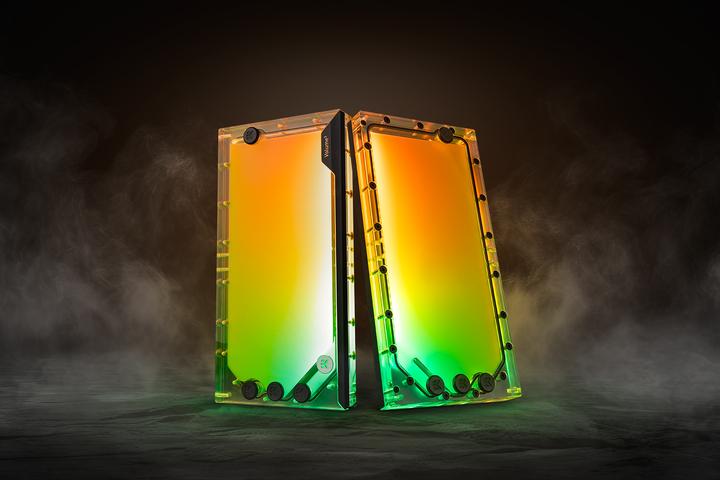 Actual product image EKWB EK-Quantum Volume3 FLT - 240mm, D-RGB, acrylic