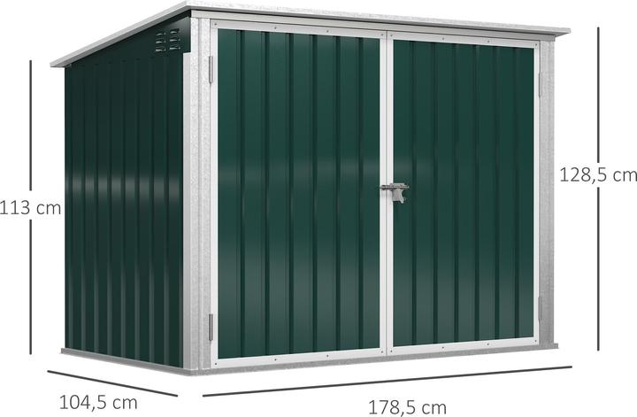 Immagine prodotto Outsunny Cassetta della spazzatura