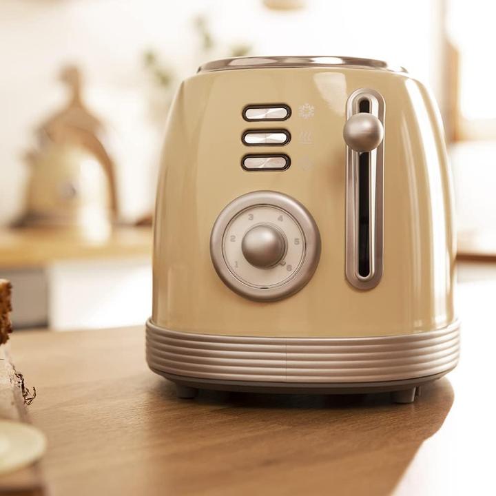 Image du produit Cecotec Grille-pain Toast&Taste 800 Vintage (Jaune)