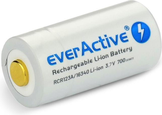 Actual product image Everactive 16340 / RCR123A 3.7V 700 mAh - Rechargeable battery (1 pcs., RCR123A, 650 mAh)