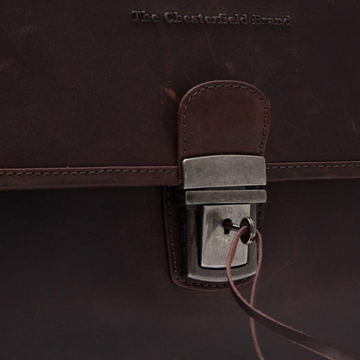 Actual product image The Chesterfield Brand Glenwood briefcases messenger leather 42 cm laptop compartment (17.72")