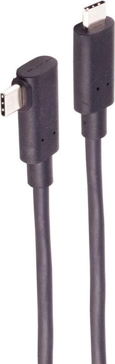 Produktbild Shiverpeaks ®-BASIC-S--USB Anschlusskabel, Optisches USB-C Kabel, 3.2, 10Gbps, PD, 90°, 10,0m (10 m, USB 3.2 Gen 2)