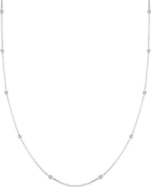 Immagine prodotto Elli Collana Solitario Cristalli di base Argento 925 (Argento 925)