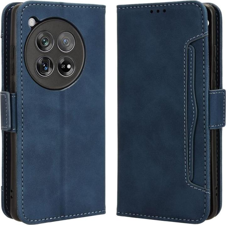 Produktbild Cover-Discount OnePlus 12 - Etui mit vielen Kartenfächer blau (OnePlus 12)