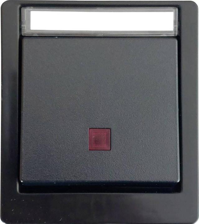 Produktbild N&L Elektrotechnik N & L 27615 Kontrollschalter Komplett Aufputz Schwarz