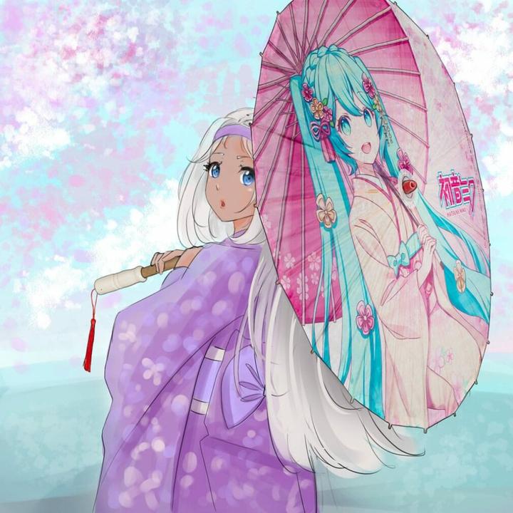 Image du produit Sakami Hatsune Miku Ombrelle en papier Miku
