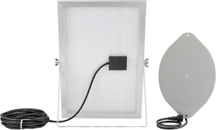 Produktbild Sygonix SY-5596934 Solar-Wandstrahler mit Bewegungsmelder 10W Neutralweiss Grau (250 lm, IP44)