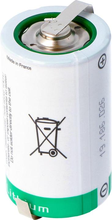Actual product image Saft Battery LSH 20 with Z solder tags (1 pcs., D, 13000 mAh)