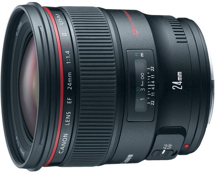 Image du produit Canon EF 24mm f/1.4L USM II (Canon EF, Plein format)