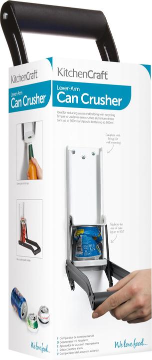 Image du produit Kitchen Craft Bras de levier de l'écraseur de canettes