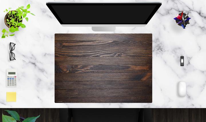 Produktbild CoverYourDesk Schreibtischunterlage Holzoptik dunkelbraun