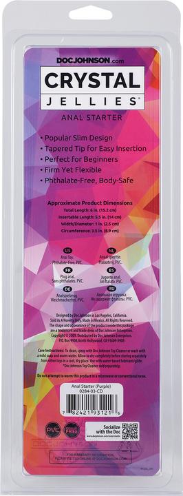 Produktbild Doc Johnson Crystal Jellies - Anal Starter