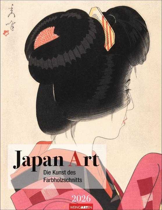 Produktbild Japan Art Kalender 2026 - Die Kunst des Farbholzsschnitts (34 x 44 cm, Deutsch)
