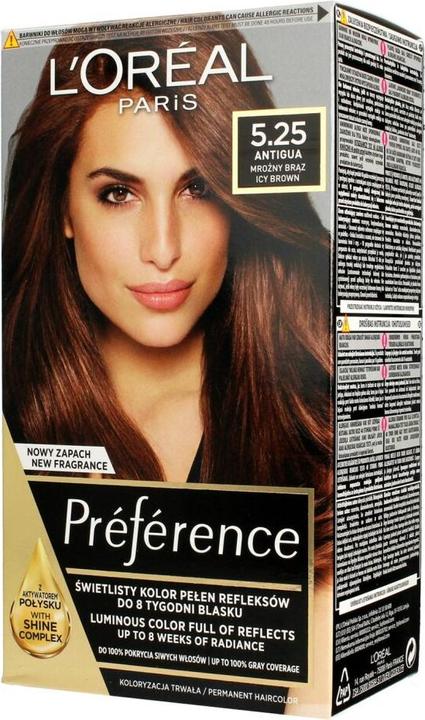 Actual product image L'Oréal Paris Recital Preference (M2 5.25 Antigua Ice Brown)
