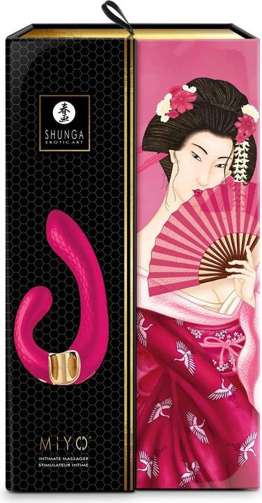 Actual product image Shunga Miyo Intimate Massager Raspberry