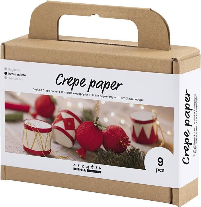 Image du produit Creativ Company Kit de bricolage boules de Noël en papier crépon