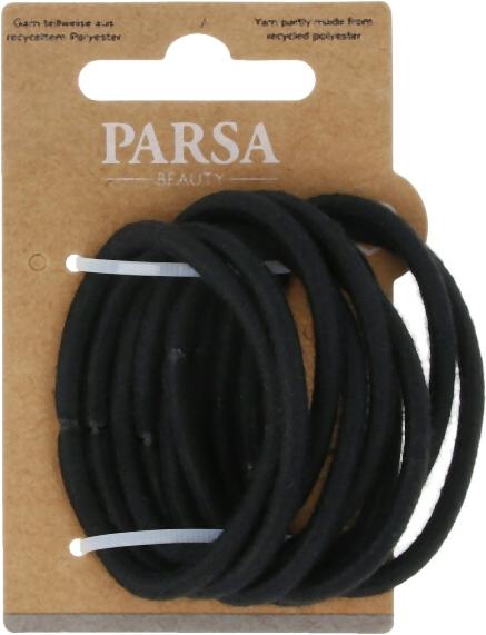Parsa Beauty PARSA Haargummi, schwarz 9 Stk., recycelt (Haargummi)