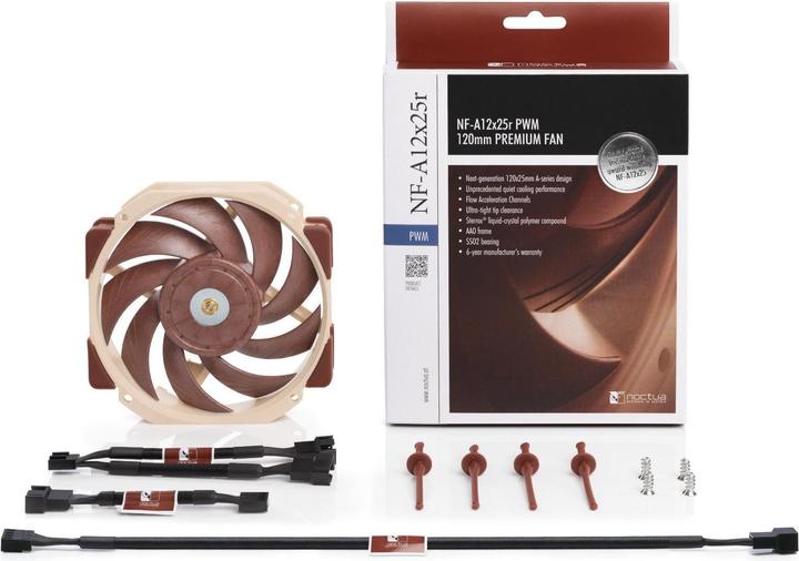 Noctua NF-A12x25r PWM ventilator (120 mm, 1 x)
