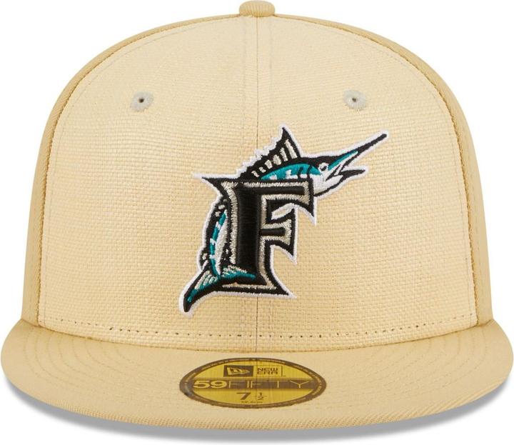 Image du produit New Era 59Fifty Fitted Cap - RAFFIA Florida Marlins (7)