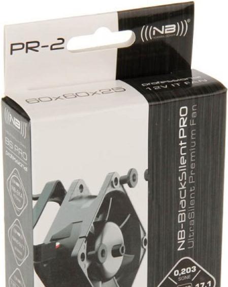 Actual product image Noiseblocker NB-BlackSilentPro PR-2 (60 mm, 1 x)