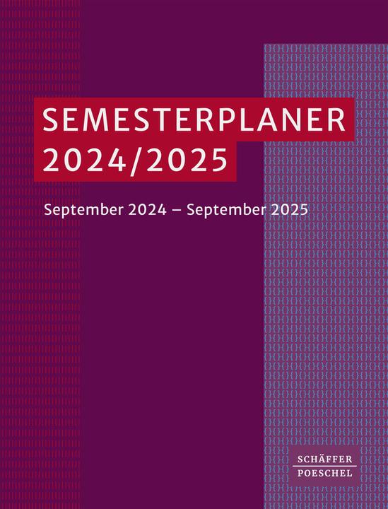 Produktbild Semesterplaner 2024/ 2025 (Harter Einband, Deutsch)