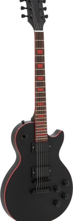 Produktbild Dimavery LP-800 E-Gitarre, matt schwarz (E-Gitarre)