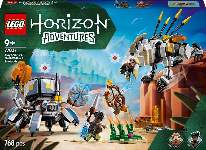 Productafbeelding LEGO Horizon Aloy And Varl vs Shell-Walker (77037, LEGO Horizon)