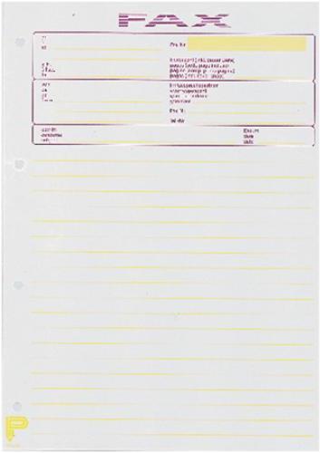 Produktbild BüroLine Telefax-Block (A4, Speziallineatur)