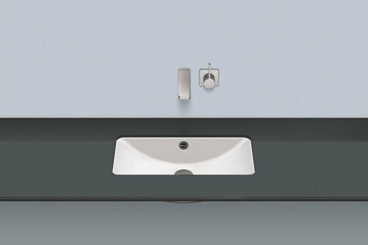 Produktbild Alape Unterbaubecken UB.R585, rechteckig B: 507mm H: 143mm T: 273mm, 2250700000, weiss (273 mm, 507 mm)