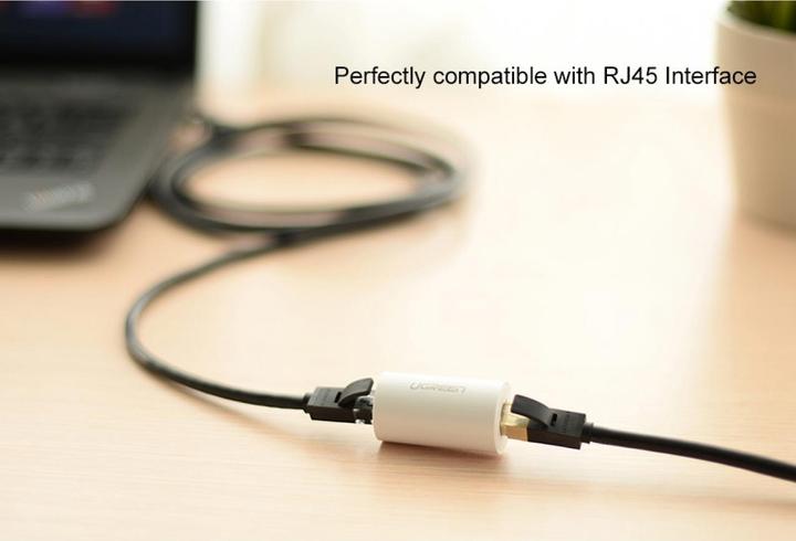 Produktbild Ugreen Ethernet Anti-Thunder RJ45 Blitzschlag Schutz Kupplung (UTP, CAT5e, 0.05 m)