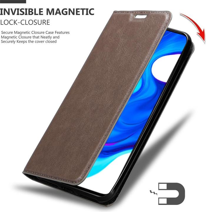 Actual product image Cadorabo Book Invisible Magnet Cover (Xiaomi Poco F2 Pro)