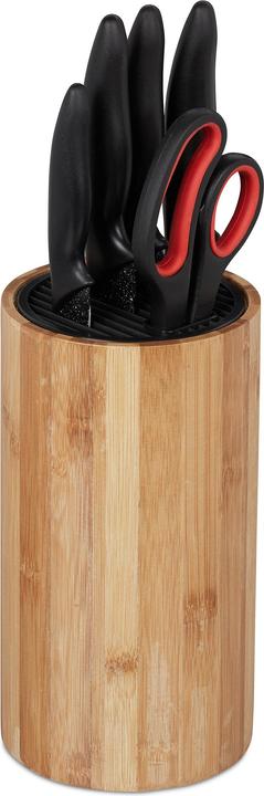 Image du produit Relaxdays Bloc à couteaux, bambour non garni