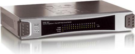 Produktbild LevelOne GSW-1641, 16 Port Gigabit Switch, SFP, Smart (16 Ports)